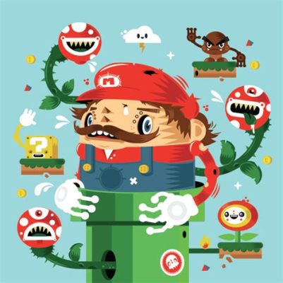 マリオのイラスト: ゲーム文化とアートの融合